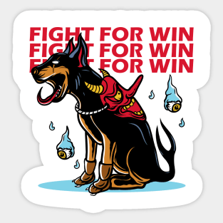 fight for win Sticker